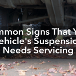 Common Signs That Your Vehicle’s Suspension Needs Servicing