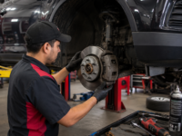 a vehicle having brake repair picture